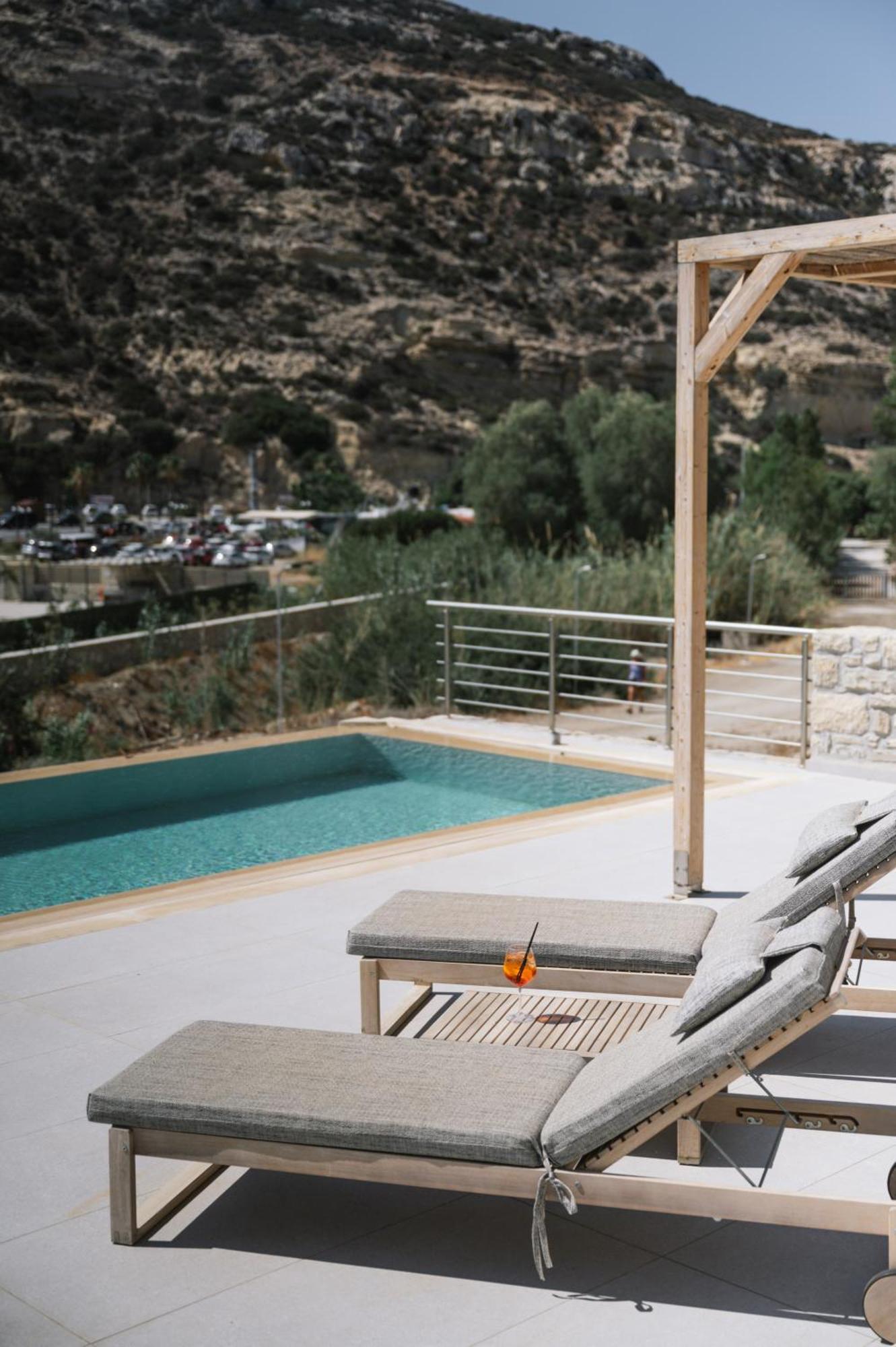 Luxury Villas Ammos In Style มาตาลา ภายนอก รูปภาพ